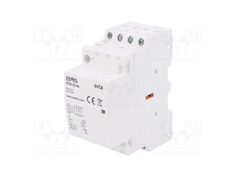 Contator: 4-de polo de instala&ccedil;&atilde;o, 25A, 230VAC, N.