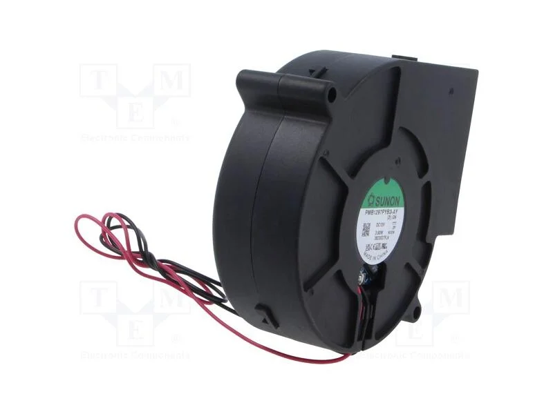 Ventilador: DC, blower, 12VDC, 97,2x94,4x33mm, 38.