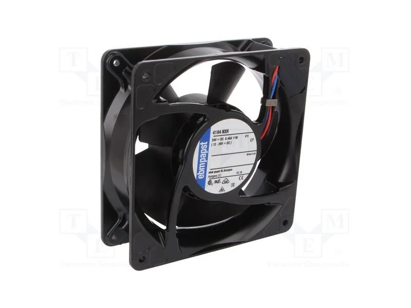 Ventilador: Dc, Transversal, 24vdc, 119x119x38mm, 237m3/H, 57dba