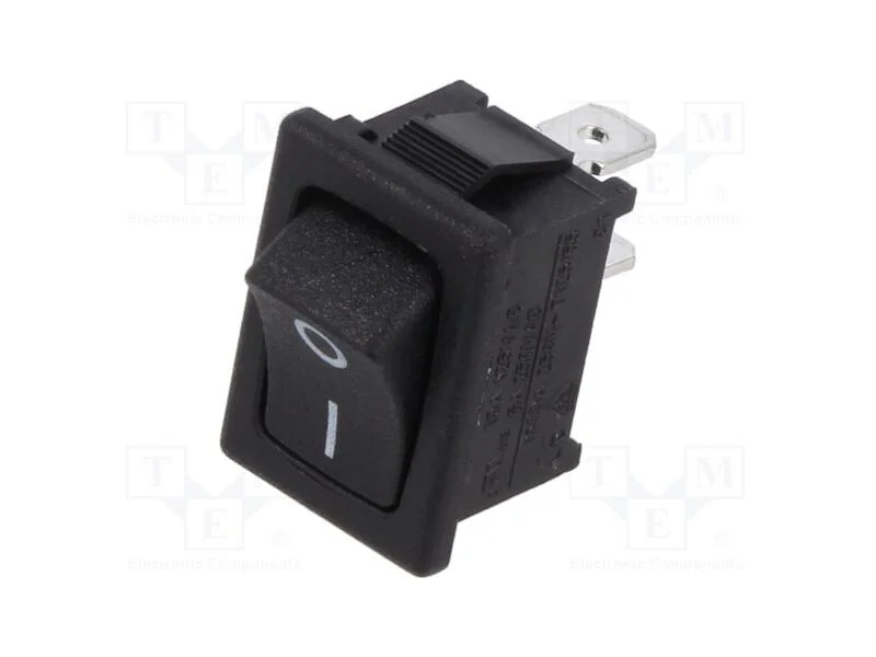 Rocker, Spst-No, Pos: 2, Off-On, 10a/250vac, N&atilde;o Disp, -20&divide;65c