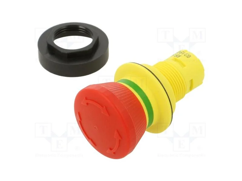Interruptor: de Seguran&ccedil;a, 22mm, Vermelho, Ip65, Abe: 22,3mm