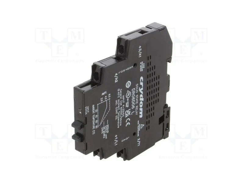 Rel&eacute;: semicondutores, Ucoma: 4&divide;32VDC, 6A, 1&divide;60VDC.