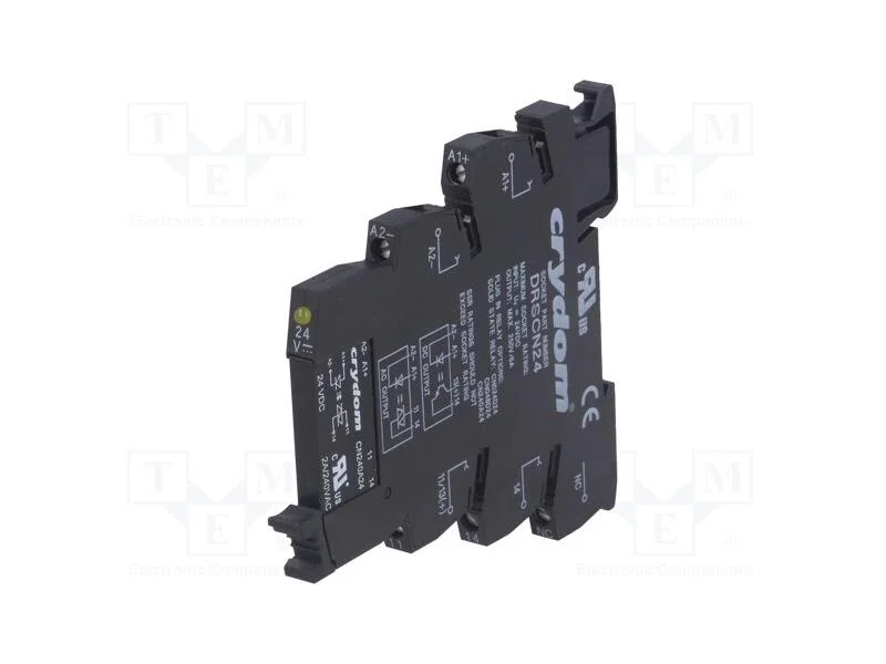 Rel&eacute;: semicondutores, Ucoma: 24VDC, 2A, max.240VA.