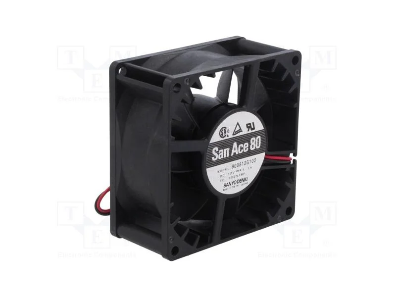 Ventilador: Dc, Transversal, 12vdc, 80x80x38mm, 153m3/H, 51dba