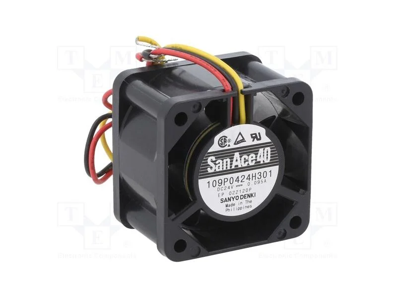 Ventilador: Dc, Transversal, 24vdc, 40x40x28mm, 19,2m3/H, 37dba