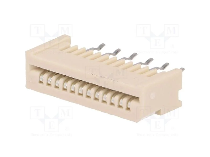 Conector: Ffc/Fpc, Simples, Pin: 12, Non-Zif, Tht, Estanhado, 20mo