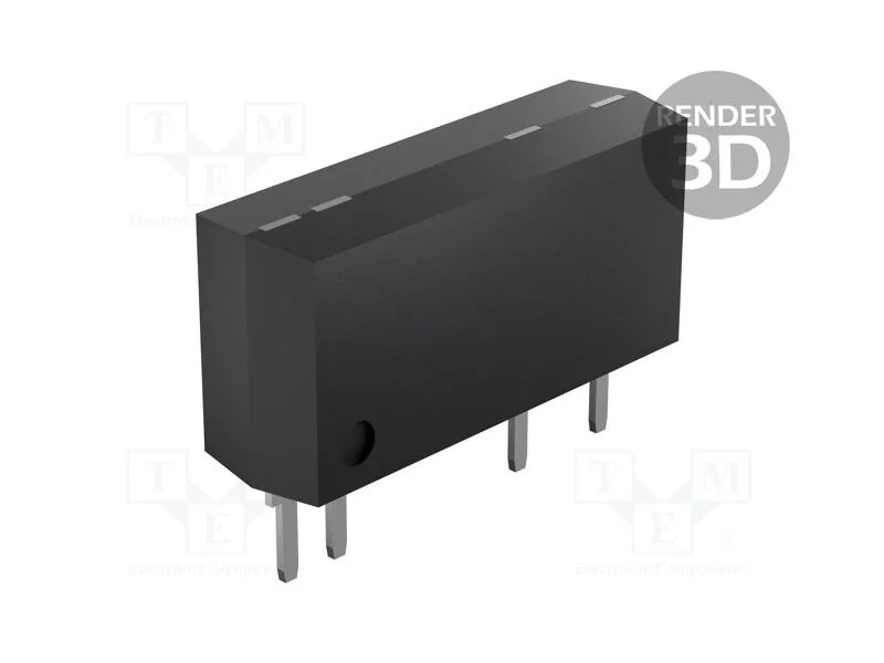 Rel&eacute;: semicondutores, 4000mA, max.60VDC, THT, SOP.