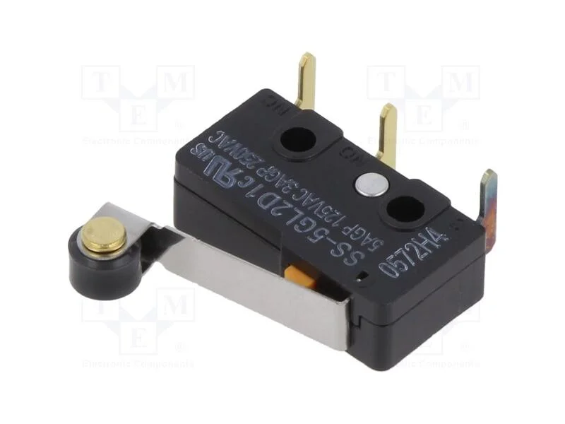 Microinterruptor Snap Action, 3a/250vac, Spdt, On-(On), Pos: 2