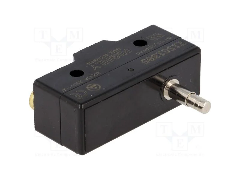 Microinterruptor Snap Action, 20a/250vac, com N&uacute;cleo, Spdt, Ip40