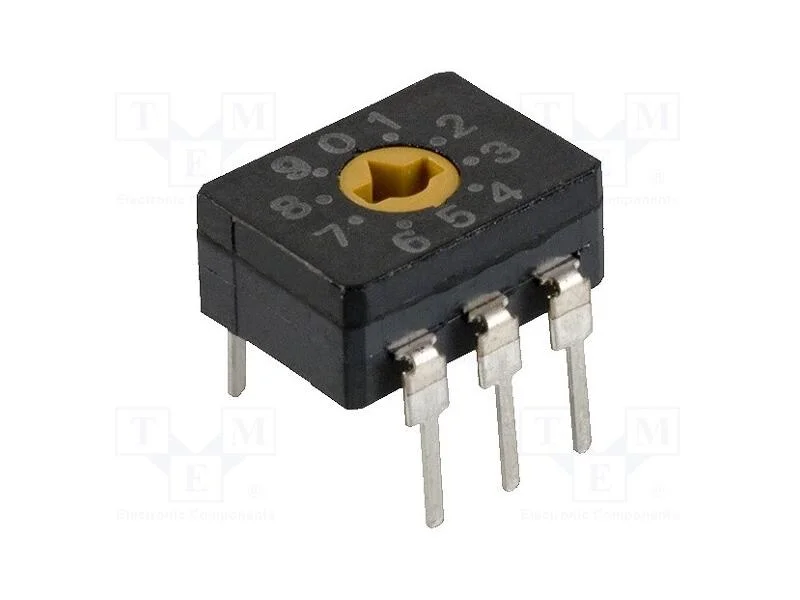 Emissor de C&oacute;digo, Dec/Bcd, Pos: 10, Tht, Rcontacto Max: 200mo