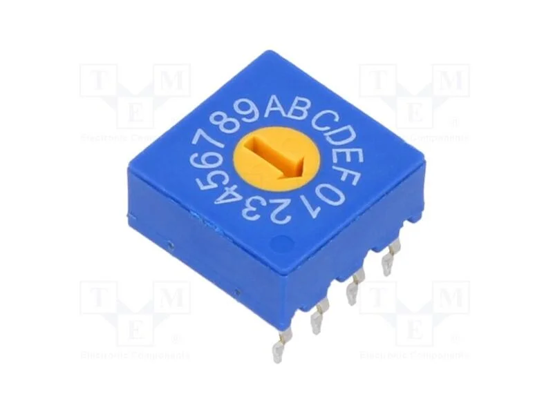 Emissor de C&oacute;digo, Hex/Bcd, Pos: 16, Tht, Rcontacto Max: 100mo