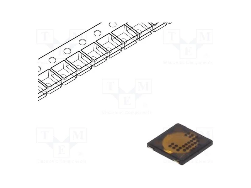 Microinterruptor Tact, Spst, Pos: 2, 0,02a/15vdc, Smt, 0,35mm, Evqp