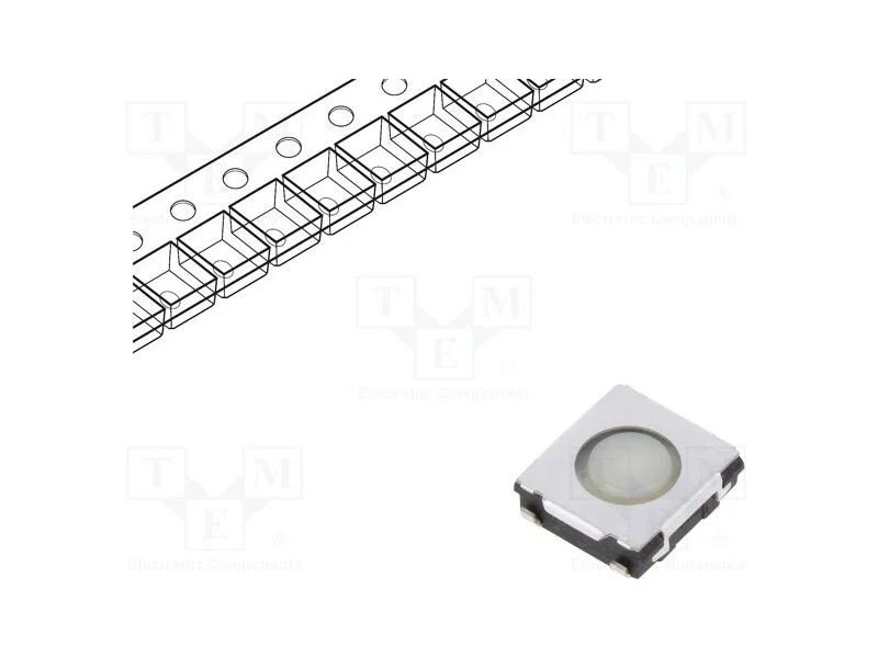 Microinterruptor Tact, Spst, Pos: 2, 0,02a/15vdc, Smt, N&atilde;o Disp.