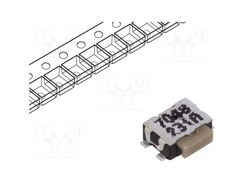 Microinterruptor Tact, Spst-No, Pos: 2, 0,05a/32vdc, Angular,Smt