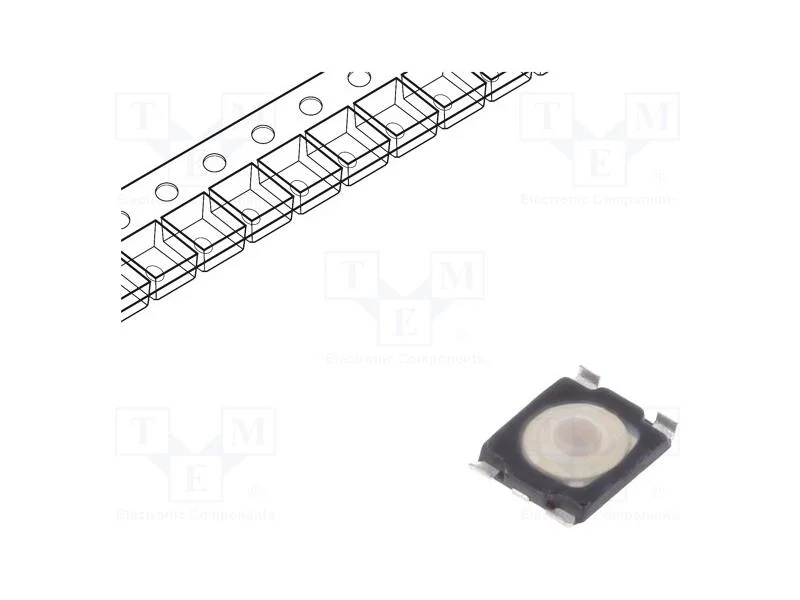 Microinterruptor Tact, Spst-No, Pos: 2, 0,05a/32vdc, Smt, 1,6n