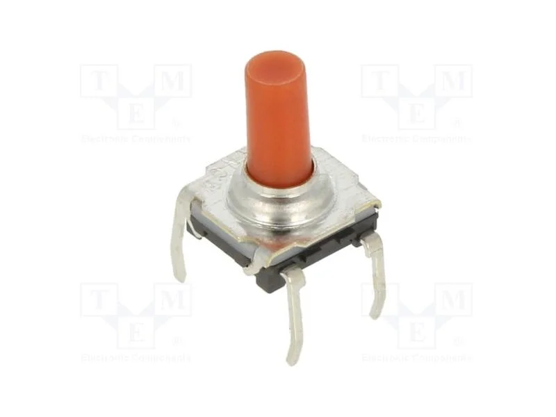 Microinterruptor Tact, Spst-No, Pos: 2, 0,01a/32vdc, Tht, 1,3n
