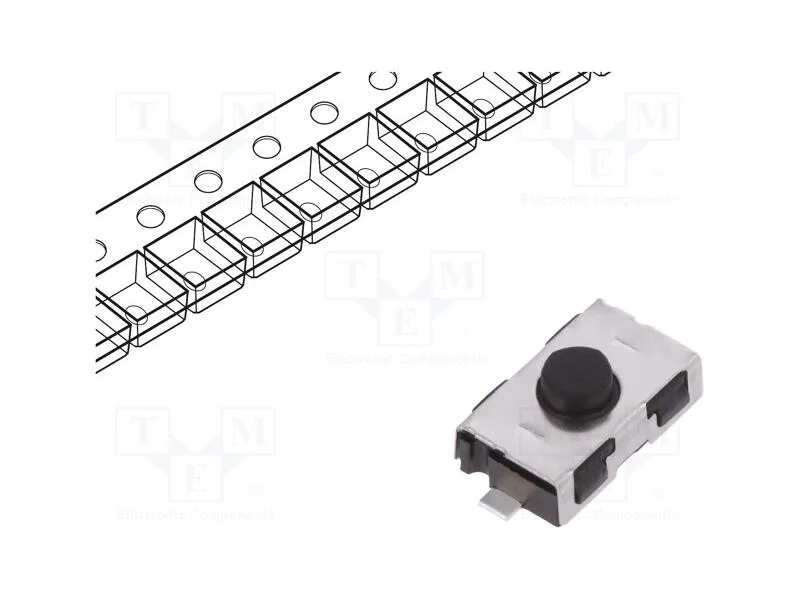 Microinterruptor Tact, Spst-No, Pos: 2, 0,05a/32vdc, Smt, 1,8n