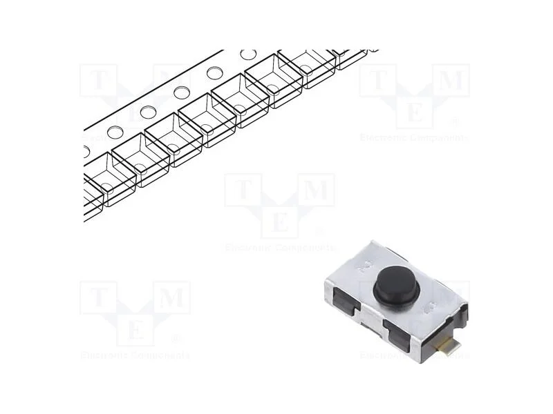 Microinterruptor Tact, Spst-No, Pos: 2, 0,01a/32vdc, Smt, 2n, 2,5mm