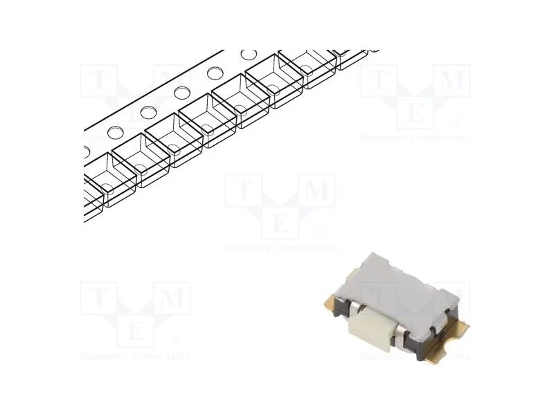 Microinterruptor Tact, Spst-No, Pos: 2, 0,01a/32vdc, Smt, 2,5n