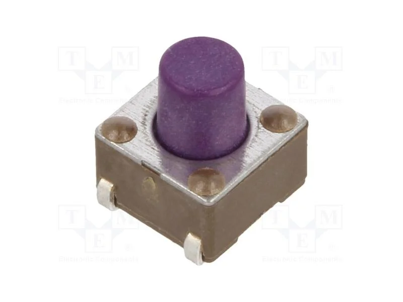 Microinterruptor Tact, Spst-No, Pos: 2, 0,05a/12vdc, Smt, 0,64n