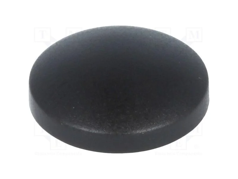 Tecla, Redonda, Preto, Pl&aacute;stico