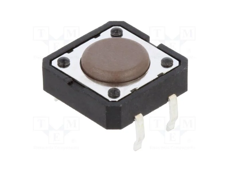 Microinterruptor Tact, Spst-No, Pos: 2, 0,05a/12vdc, Tht, 1,8n