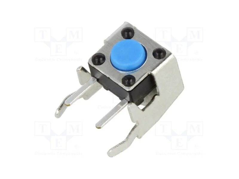 Microinterruptor Tact, Spst-No, Pos: 2, 0,05a/12vdc, Tht, 1,6n