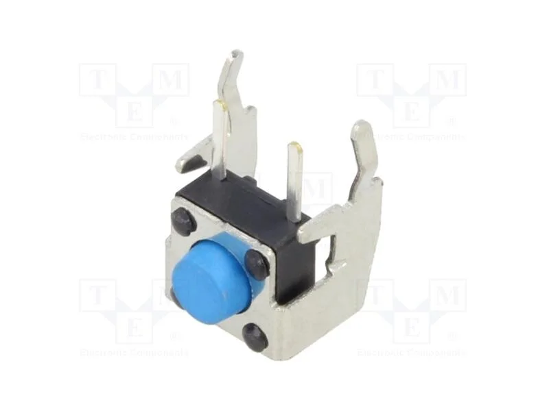 Microinterruptor Tact, Spst-No, Pos: 2, 0,05a/12vdc, Tht, 1,6n