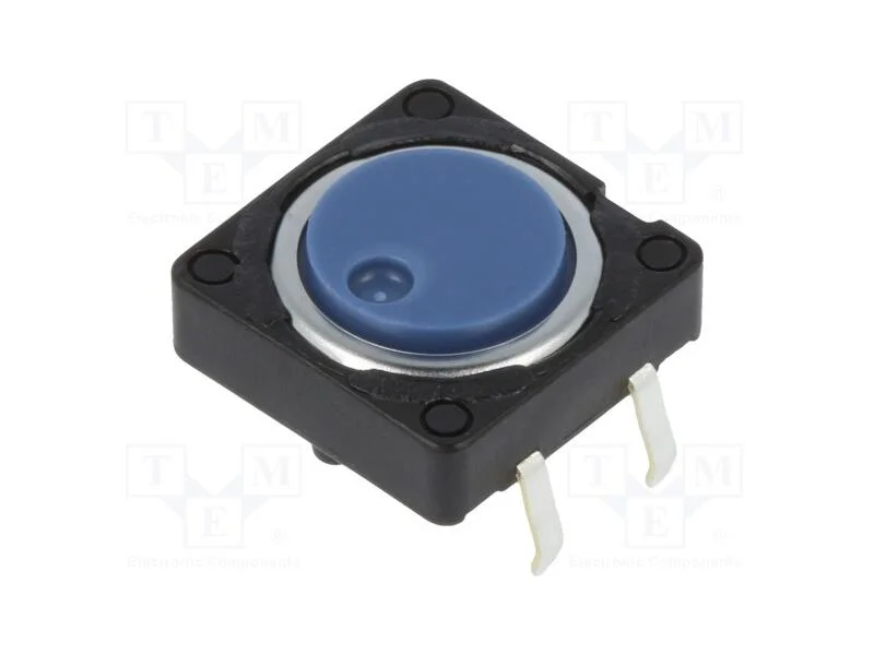 Microinterruptor Tact, Spst, Pos: 2, 0,05a/12vdc, Tht, 0,7n, 4,3mm