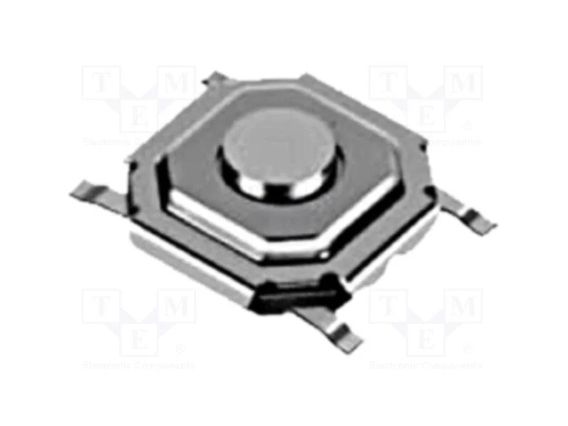 Microinterruptor Tact, Spst-No, Pos: 2, 0,05a/12vdc, Smt, 1,57n
