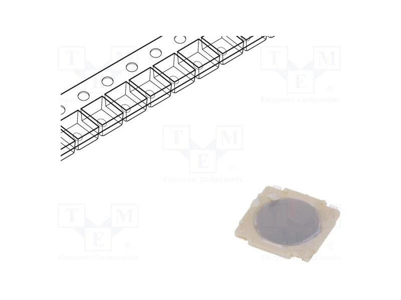 Microinterruptor Tact, Spst, Pos: 2, 0,05a/12vdc, Smt, 2,6n, 0,4mm