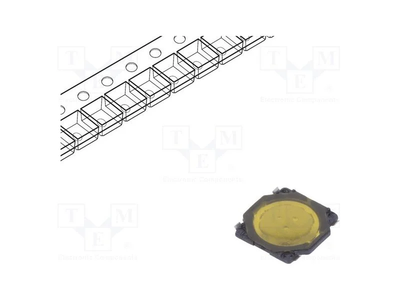 Microinterruptor Tact, Spst, Pos: 2, 0,05a/12vdc, Smt, 1,6n, 0,35mm