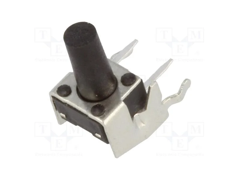 Microinterruptor Tact, Spst-No, Pos: 2, 0,05a/12vdc, Tht, 1,6n