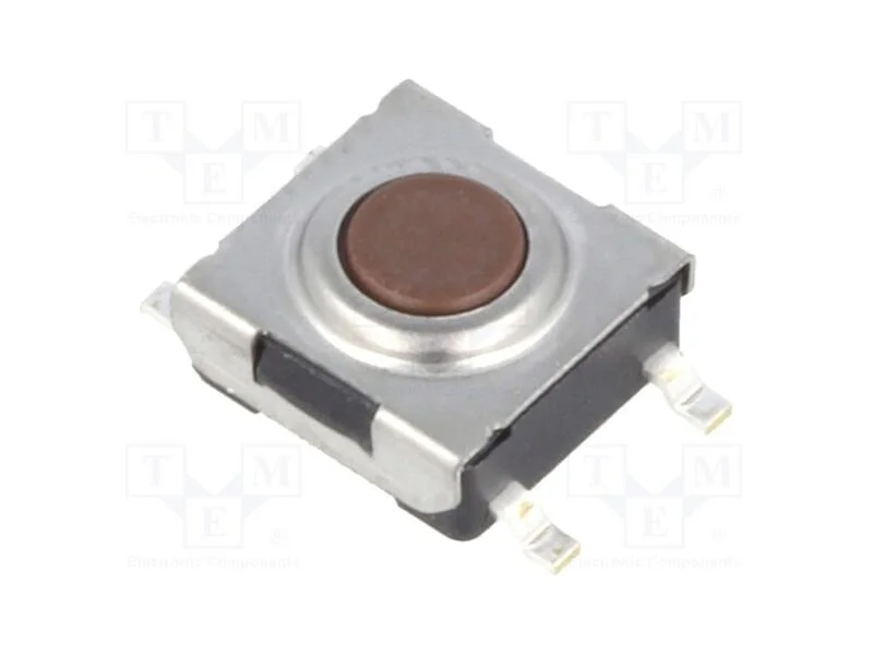 Microinterruptor Tact, Spst-No, Pos: 2, 0,05a/12vdc, Smt, 1,6n