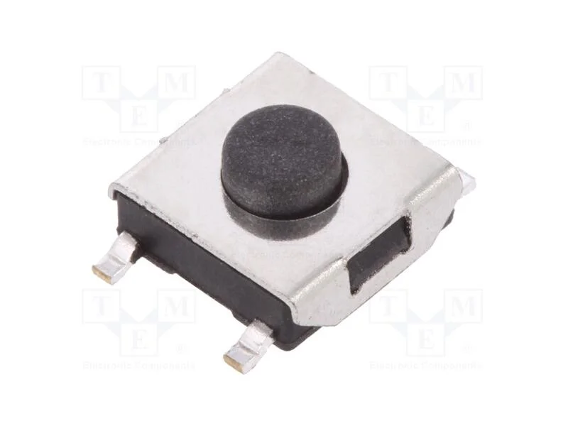Microinterruptor Tact, Spst-No, Pos: 2, 0,05a/12vdc, Smt, 1,6n