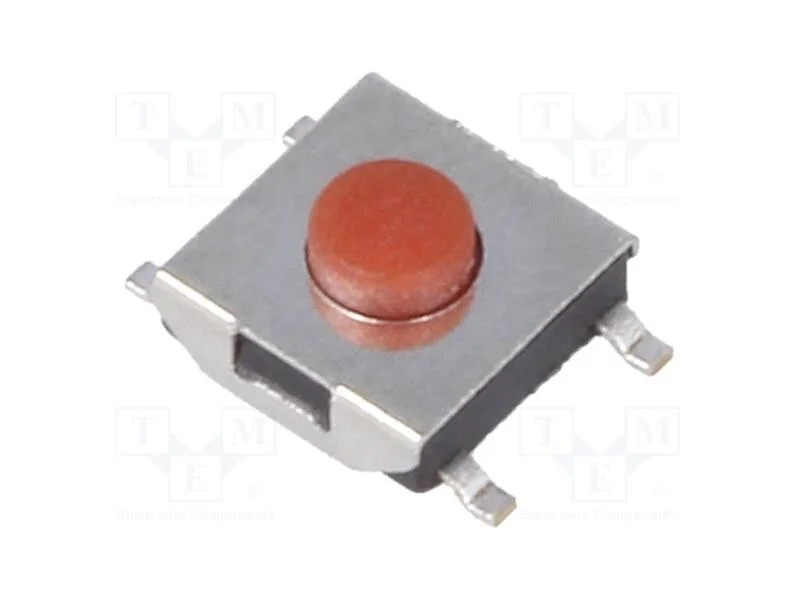 Microinterruptor Tact, Spst-No, Pos: 2, 0,05a/12vdc, Smt, 1,6n