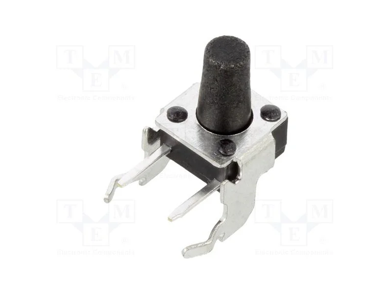 Microinterruptor Tact, Spst-No, Pos: 2, 0,05a/12vdc, Tht, 1,57n