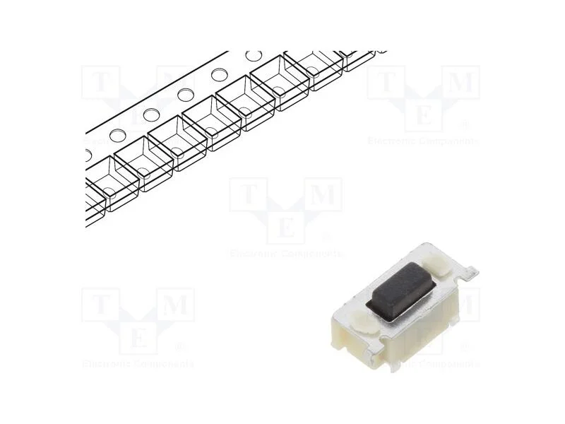 Microinterruptor Tact, Spst, Pos: 2, 0,05a/12vdc, Lateral,Smd