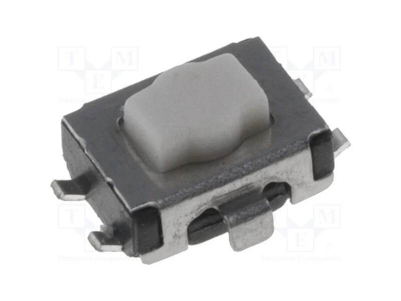 Microinterruptor Tact, Spst-No, Pos: 2, 0,05a/12vdc, Smt, 1,6n