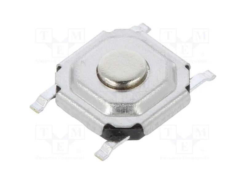 Microinterruptor Tact, Pos: 2, 0,05a/12vdc, Smt, N&atilde;o Disp, 1,5mm