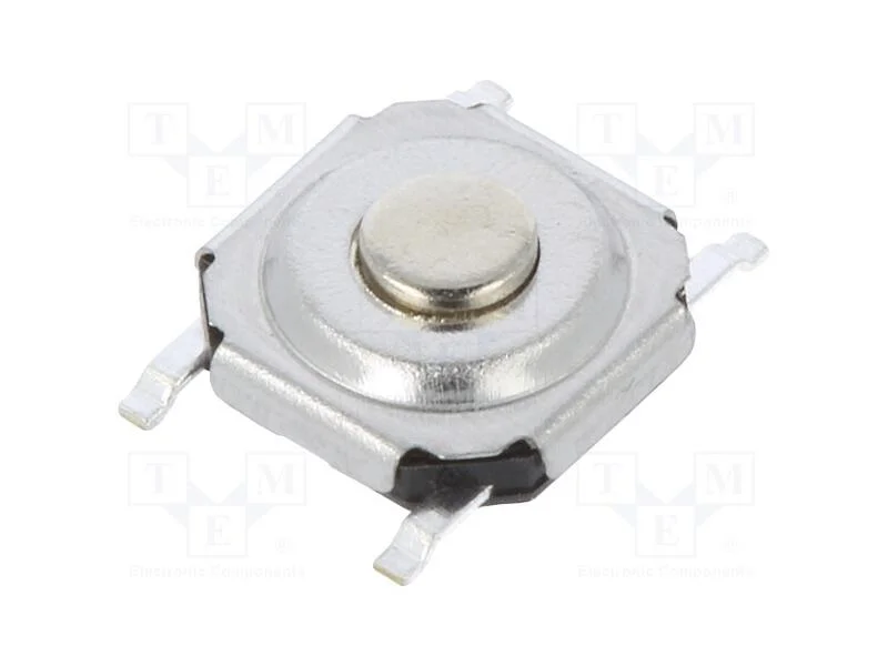 Microinterruptor Tact, Pos: 2, 0,05a/12vdc, Smt, N&atilde;o Disp, 1,5mm