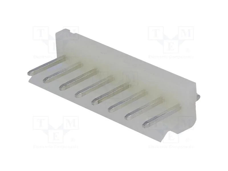Tomada, Fio-Placa, Macho, 5,08mm, Pin: 8, Tht, 250v, 7a, Estanhado