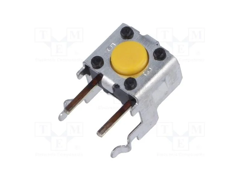 Microinterruptor Tact, Spst-No, Pos: 2, 0,05a/24vdc, Tht, 1,47n