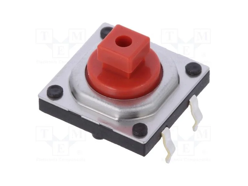 Microinterruptor Tact, Spst, Pos: 2, 0,05a/12vdc, Tht, 2,6n, 7,3mm
