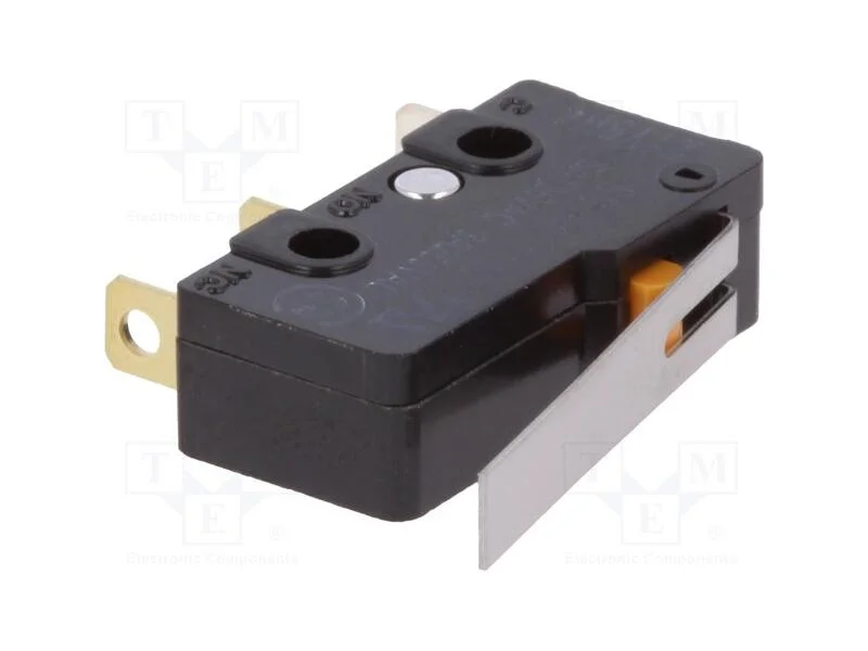 Microinterruptor Snap Action, 5a/250vac, com Alavanca, Spst-Nc