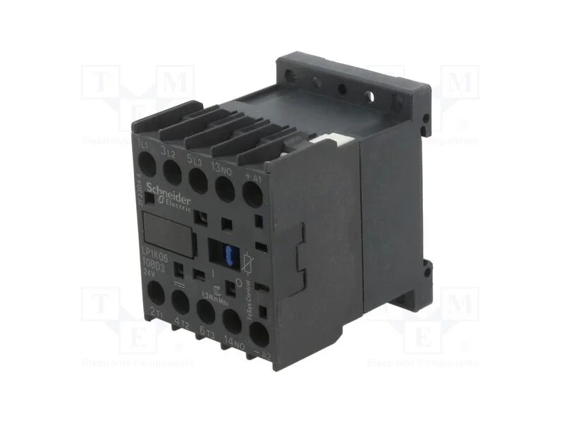 Contator: 3 polos, NO x3, Contatos auxiliares: NO.