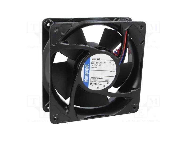 Ventilador: Dc, Transversal, 24vdc, 119x119x38mm, 237m3/H, 59dba