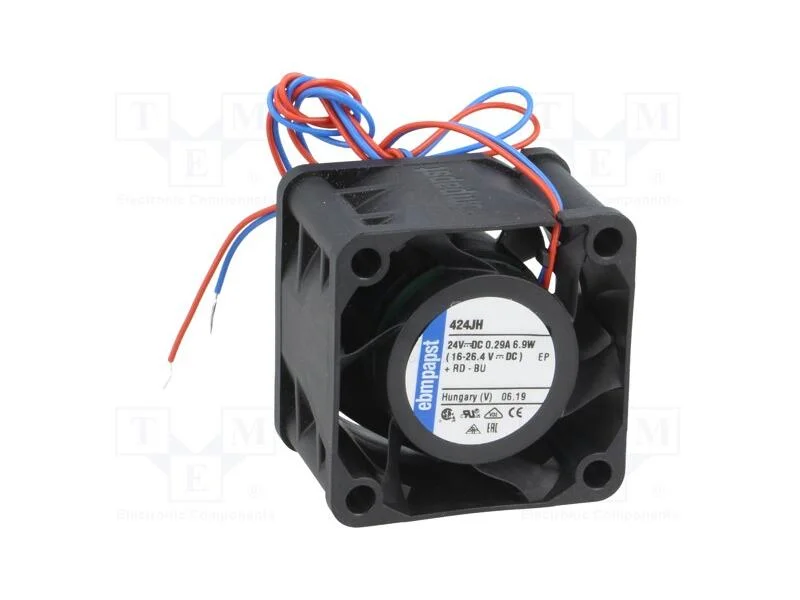 Ventilador: Dc, Transversal, 24vdc, 40x40x28mm, 38m3/H, 54dba