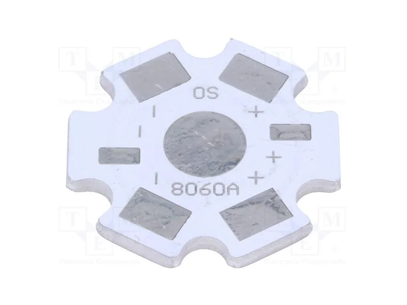 Placa Star para D&iacute;odos LED de Pot&ecirc;ncia, LED 3w-5w