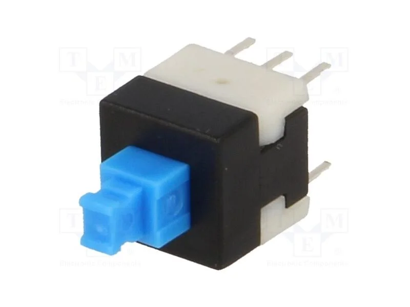 Microinterruptor TACT, DPDT, Pos: 2, 0,1A/30VDC, .